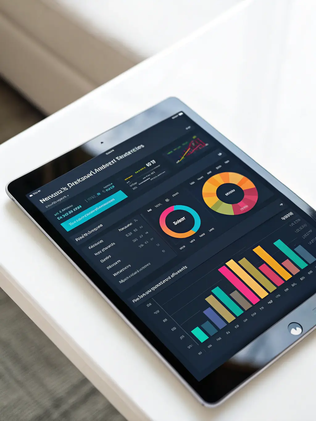 An image of the Cibi app interface, focusing on its budgeting and expense tracking features, with clear visualizations of income and expenses.